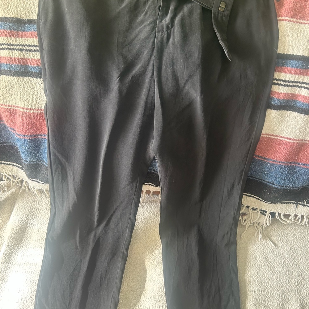 Rick Owens Black Trousers with Relaxed Fit